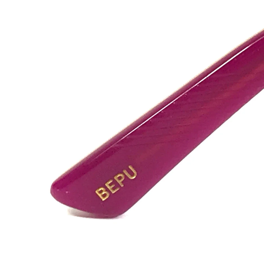 Alfred Kerbs Eyeglasses Frames ANDREA BEPU Beige Clear Purple Fuchsia 53-18-145
